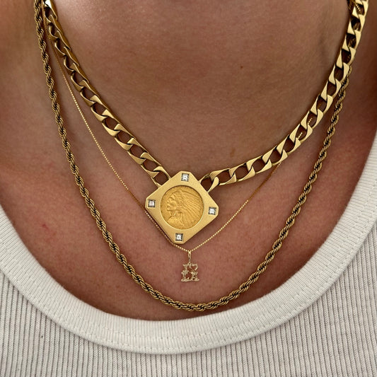 I Love LA 14k Gold Necklace