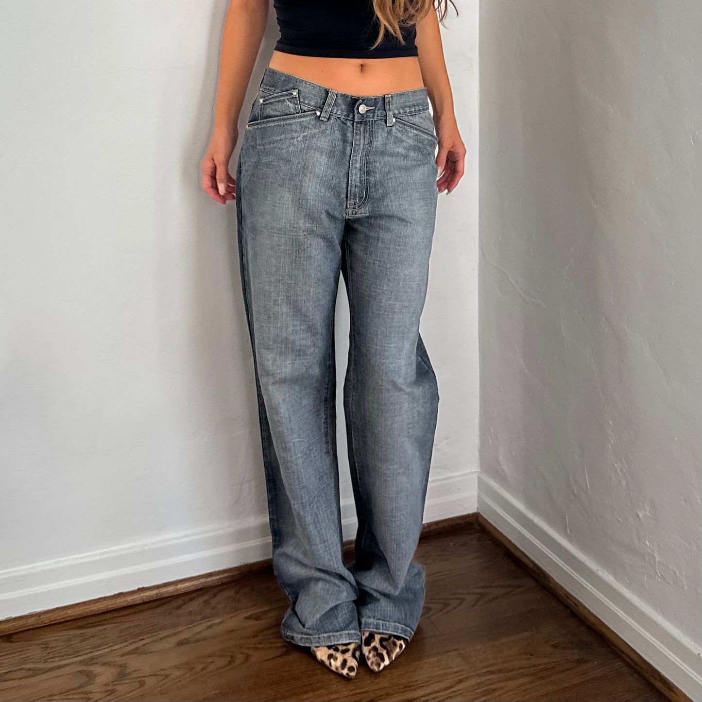 Vintage Versace Baggy Straight Jeans