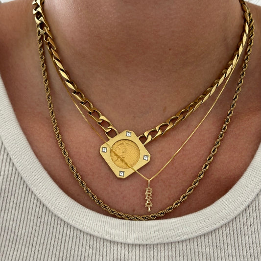 Brat 14k Gold Necklace